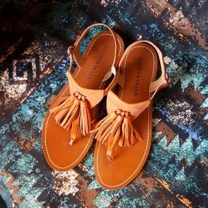 Lucky Brand Fringe Sandals